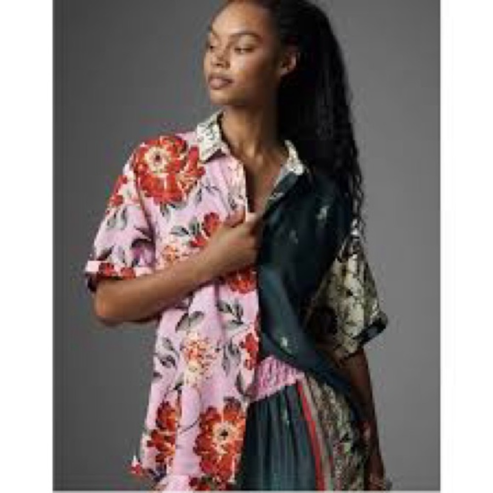 Anthropologie Oversized Surf Shirt XXS